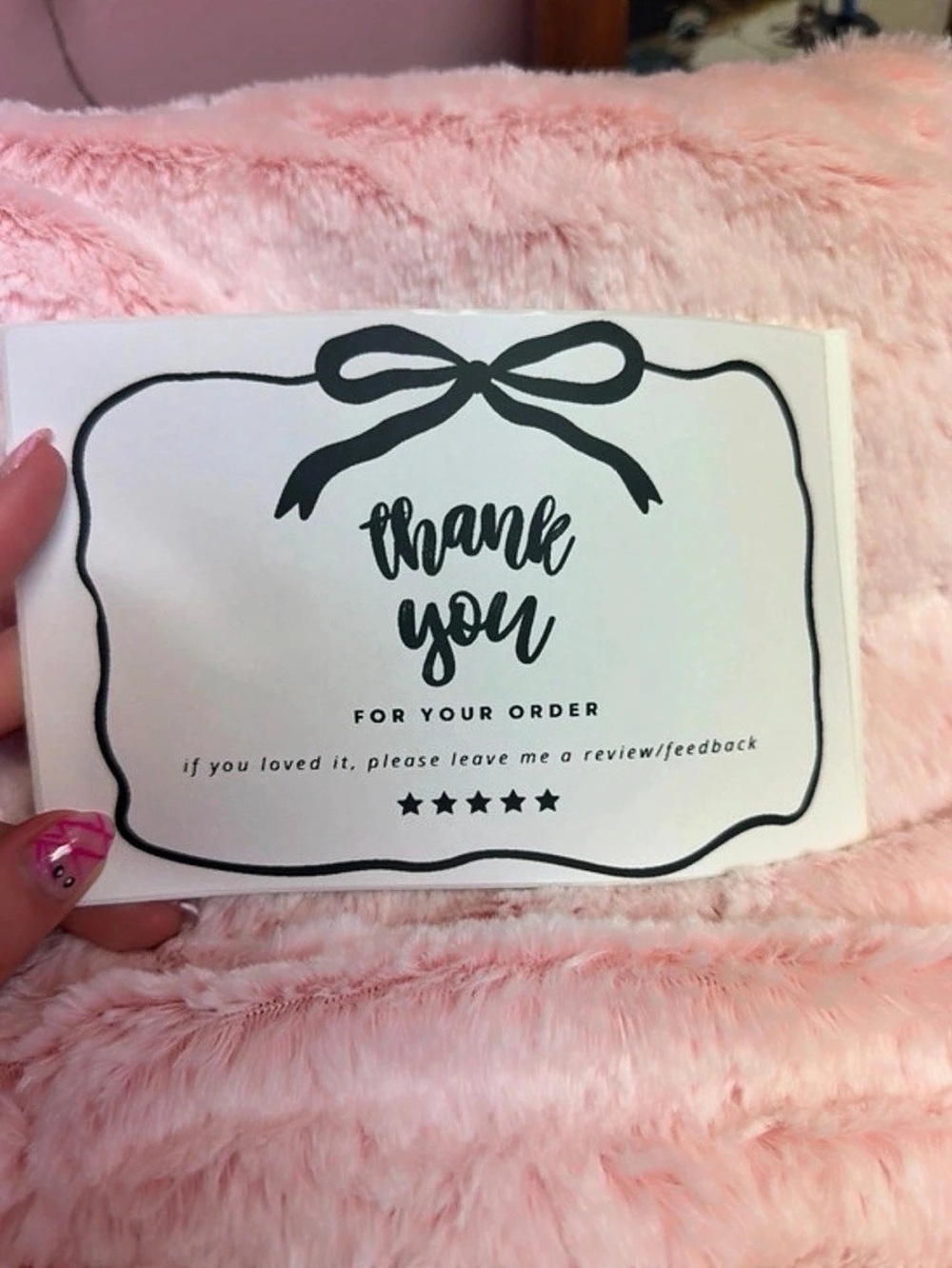Thank you for your Order Stickers- 25 pack